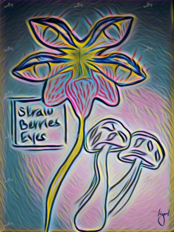  straw-berries eyes