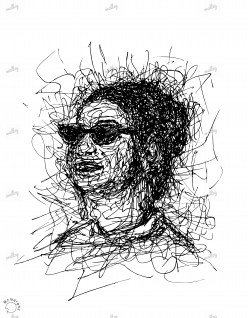 Oum Kulthoum Scribble