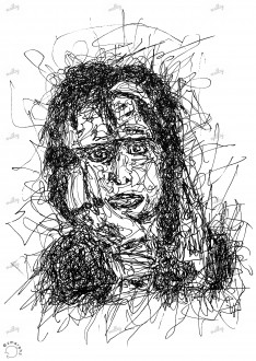 Steven Tyler Scribble