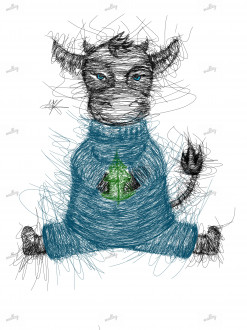 Funny Lama Drawing By Mustafa Elshahat