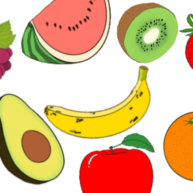 Educational Cards: Fruits